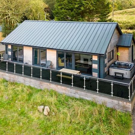 New Build Lodge With Stunning Views Of Loch Awe Hayfield  Exterior foto