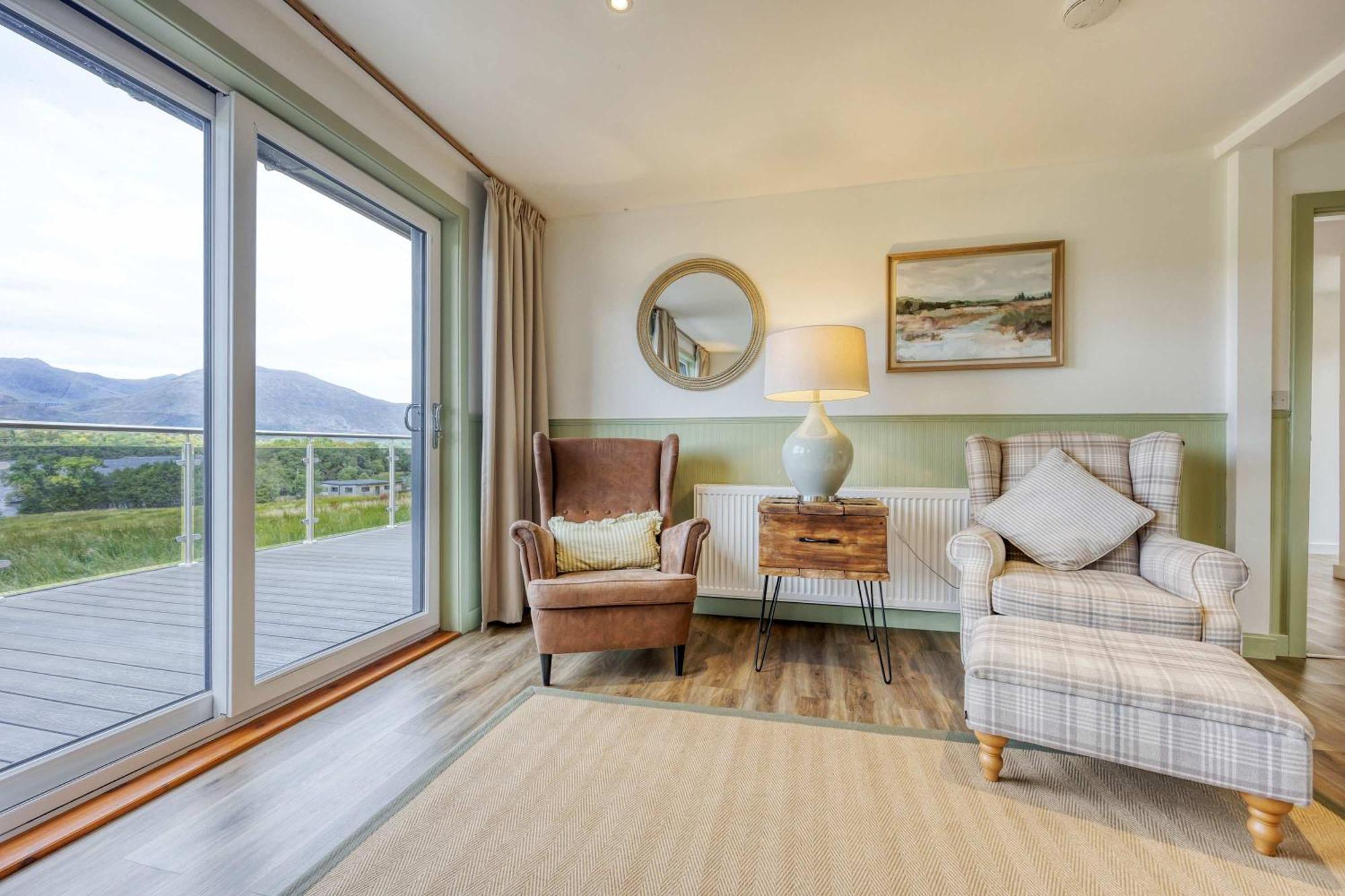 New Build Lodge With Stunning Views Of Loch Awe Hayfield  Exterior foto